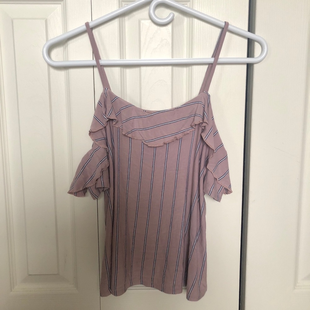 cold shoulder blouse // american eagle outfitters